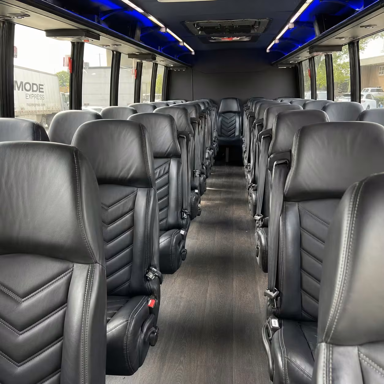 15 35 passenger minibus inside