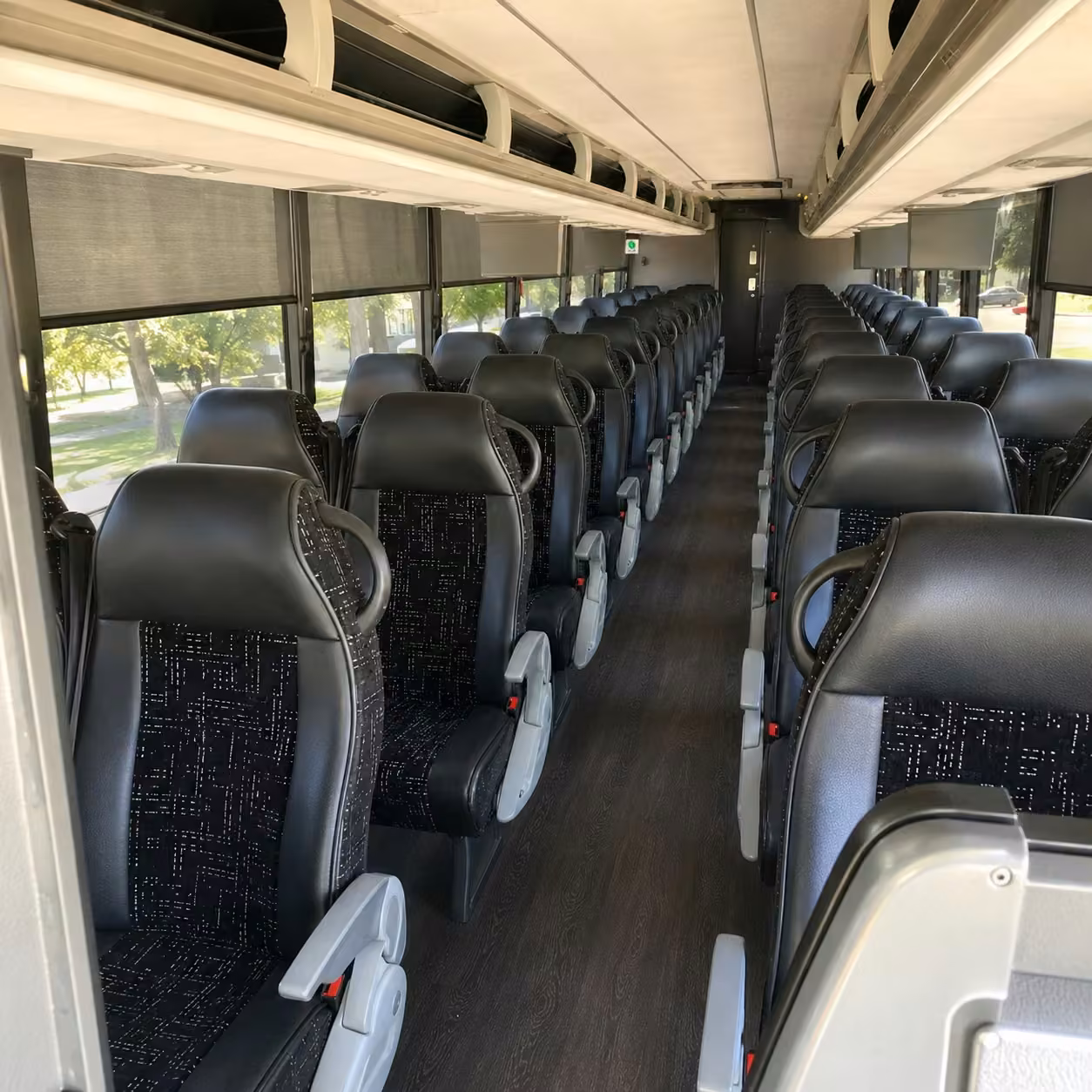 huntsville charter bus interior